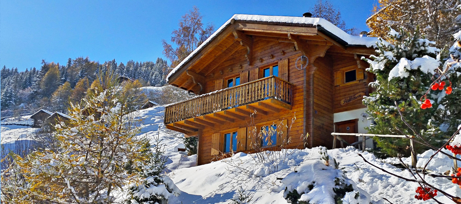 Chalet im Winter - Thyon 2000